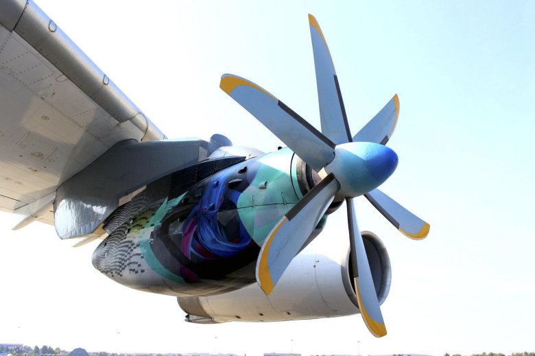 Турбовинтовой двигатель самолета