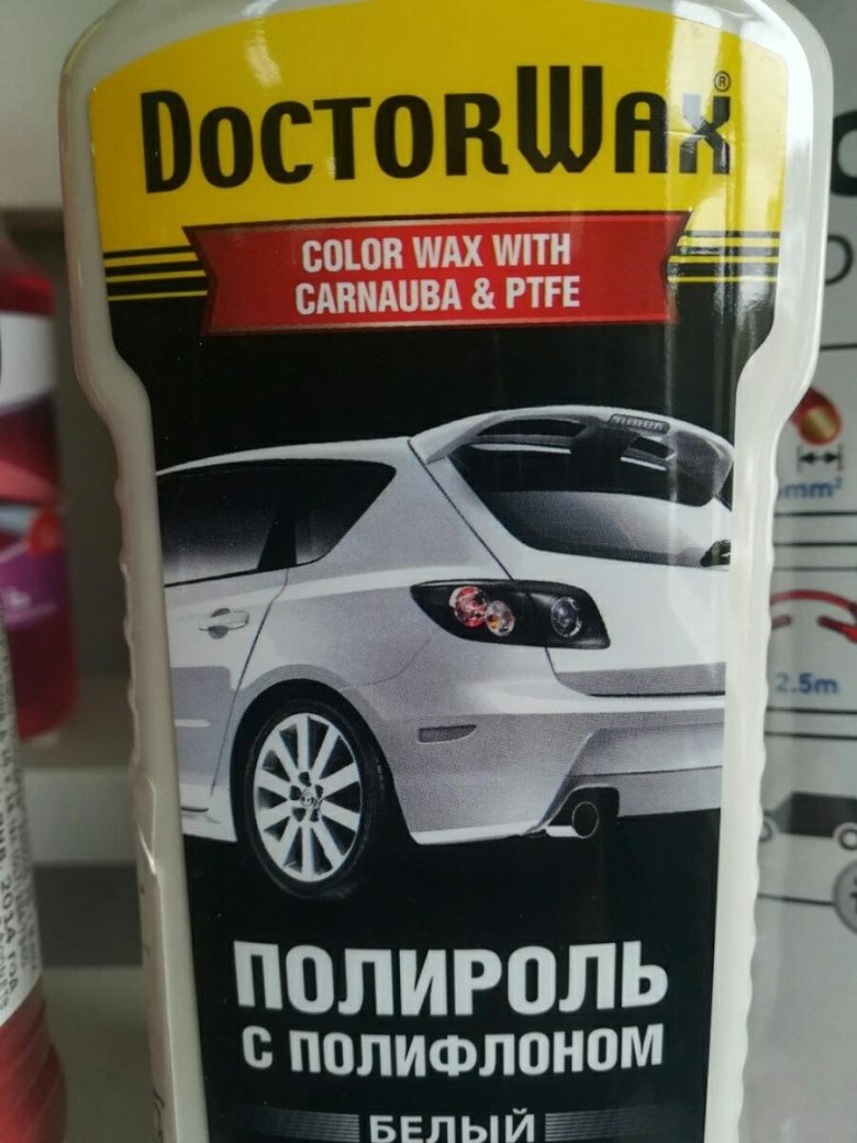 Полироль doctor wax с полифлоном