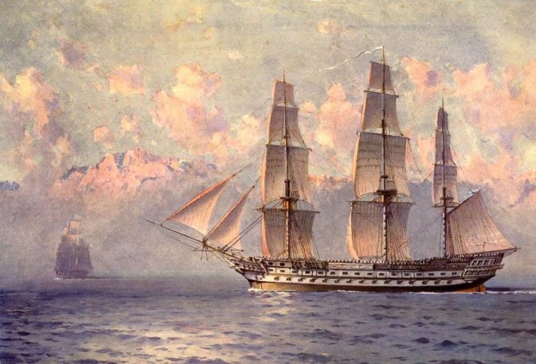 Линейный корабль 17 века