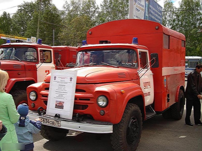 Зил 130 пожарный автомобиль