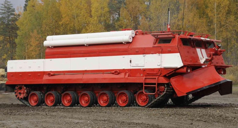 Спм специальная гусеничная пожарная машина