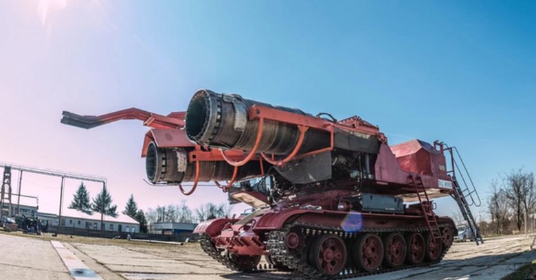 Пожарная машина ветерок на базе танка т 34