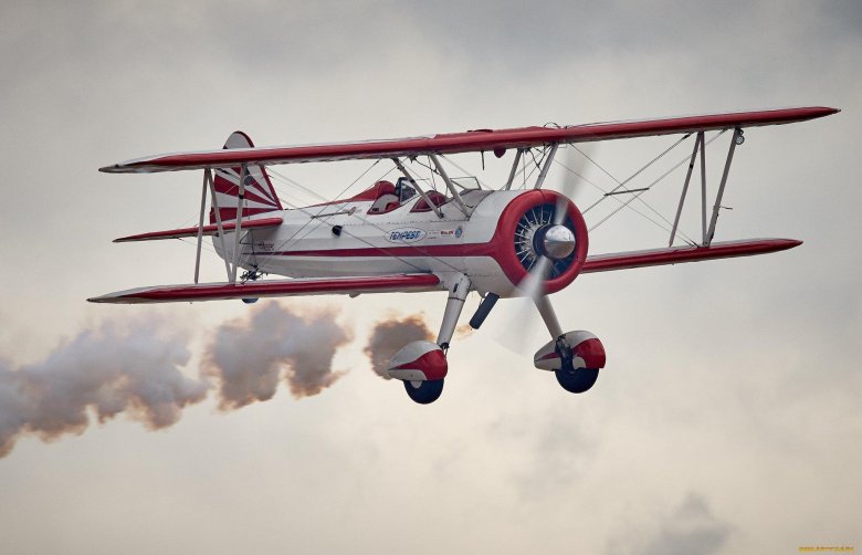 Самолёт биплан стирмен