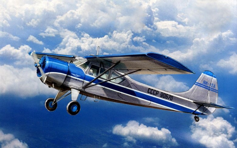 Легкомоторный самолет як12