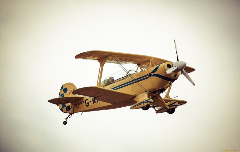 Самолет пайпер биплан