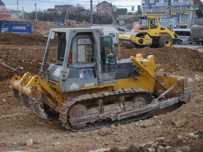 Бульдозер shantui sd16