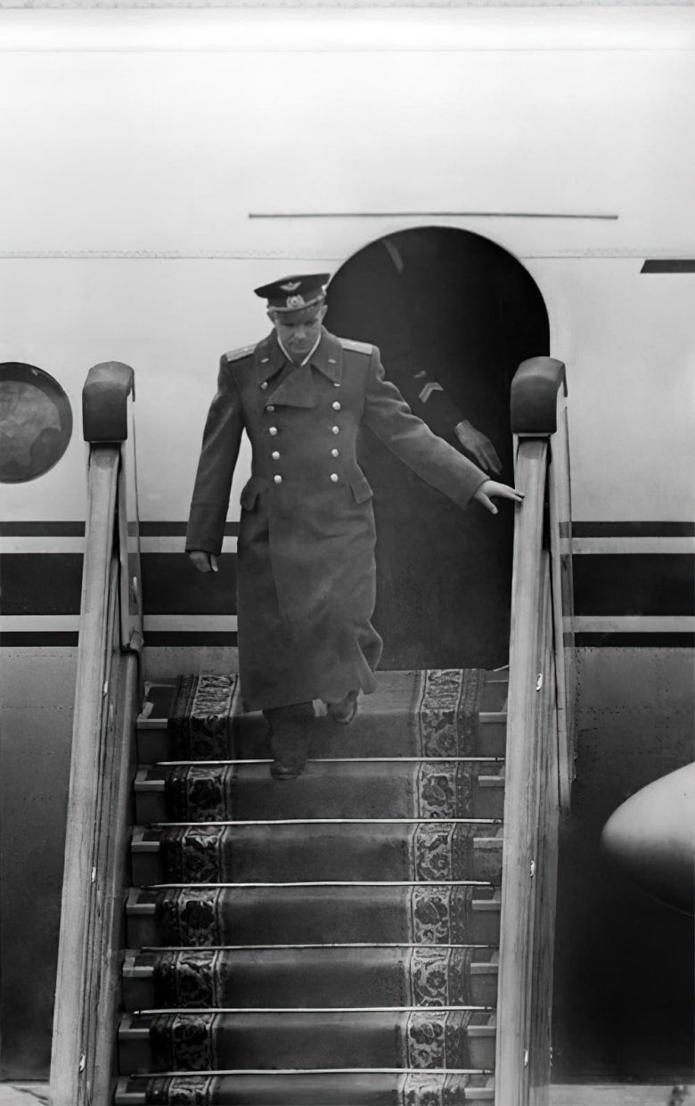 Гагарин 14 апреля 1961