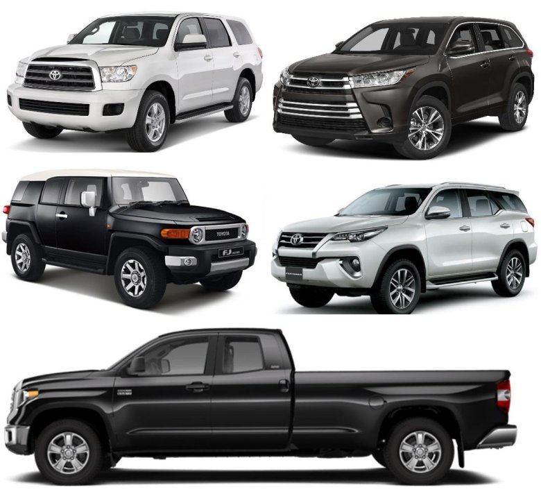 Ленд крузер модельный ряд