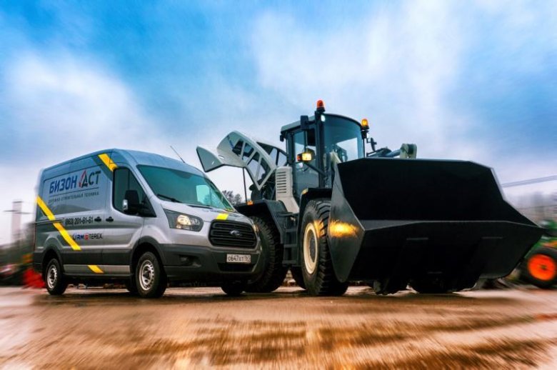 Фронтальный погрузчик volvo