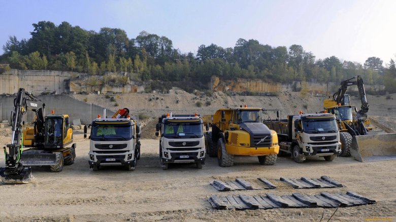 Стоянка спецтехники