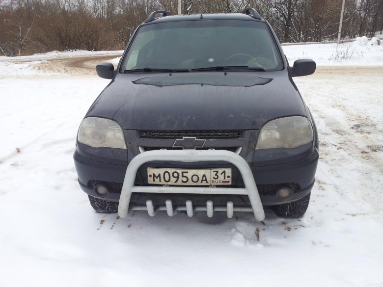 Кенгурятник шевроле нива