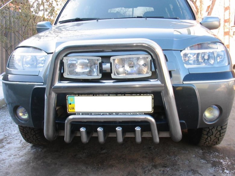 Кенгурятник на ниву шевроле