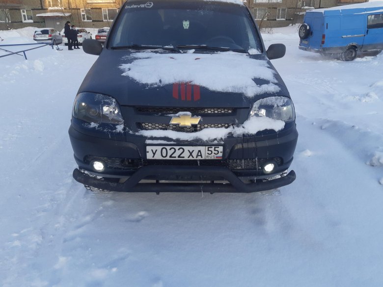 Chevrolet niva кенгурятник