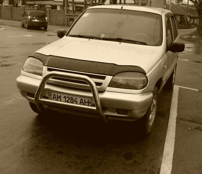 Кенгурятник на шевроле нива