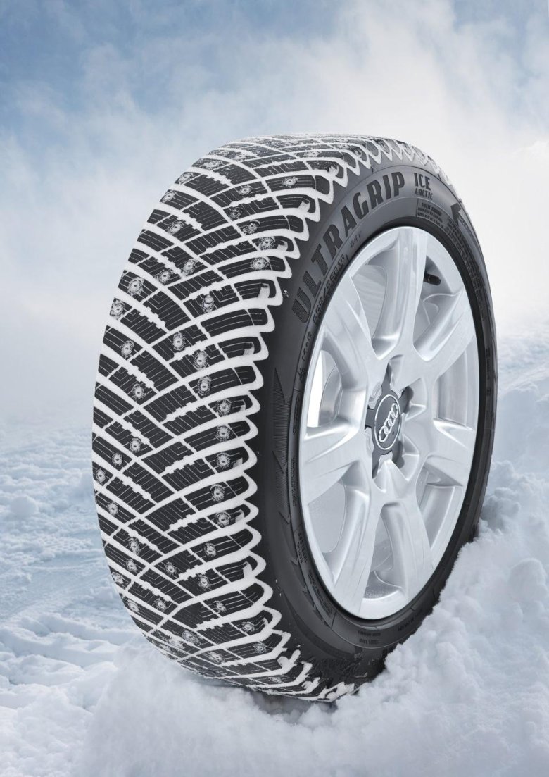 Зимние шипованные шины goodyear ultragrip ice
