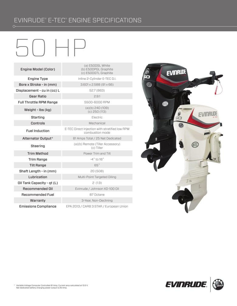 Evinrude 50 e-tec