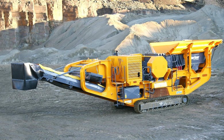 Самоходная мобильная дробилка щековая