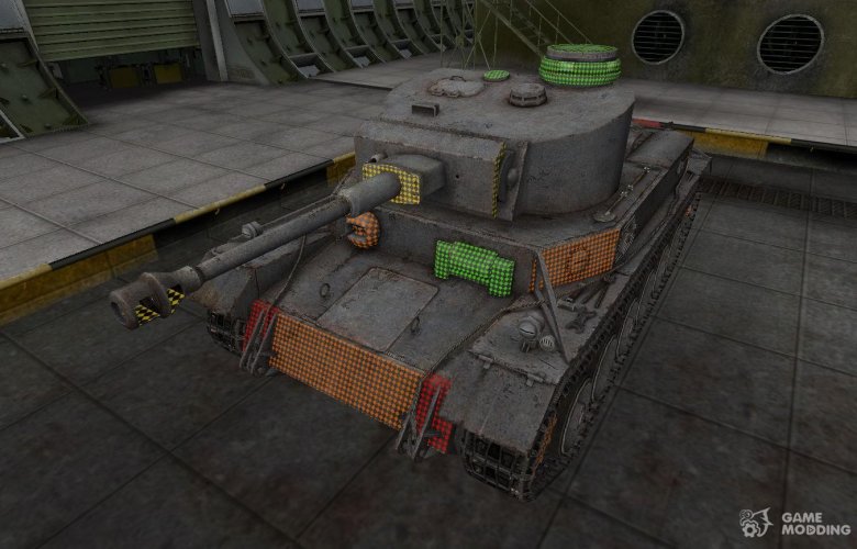 Шкурки с зонами пробития для world of tanks