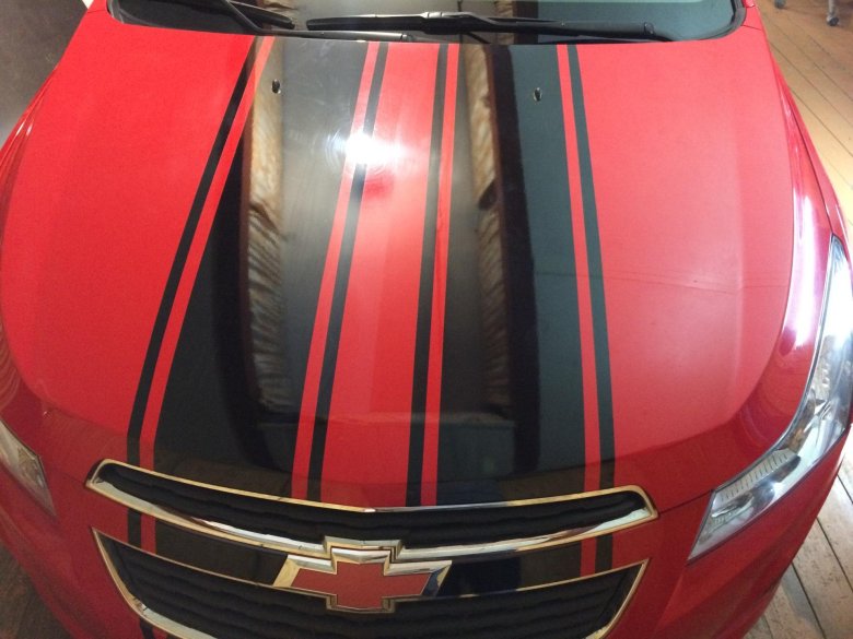 Полоса на капот шевроле круз