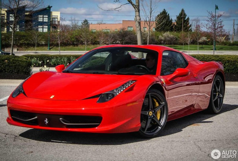 Спайдер ferrari 458