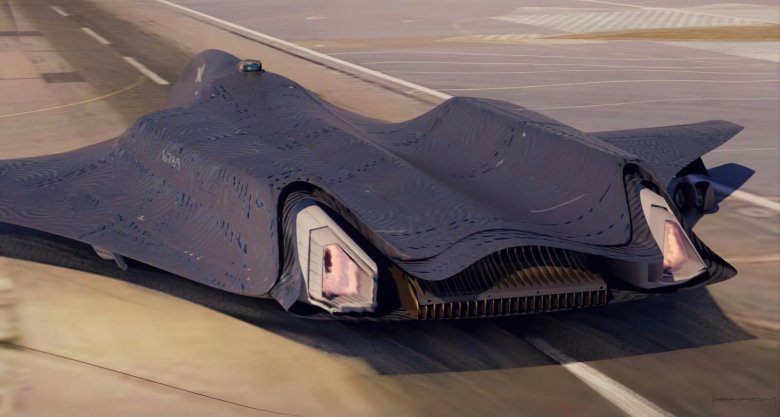 Стелс бомбардировщик концепт