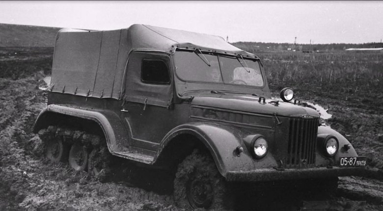 Газ 69 снегоболотоход