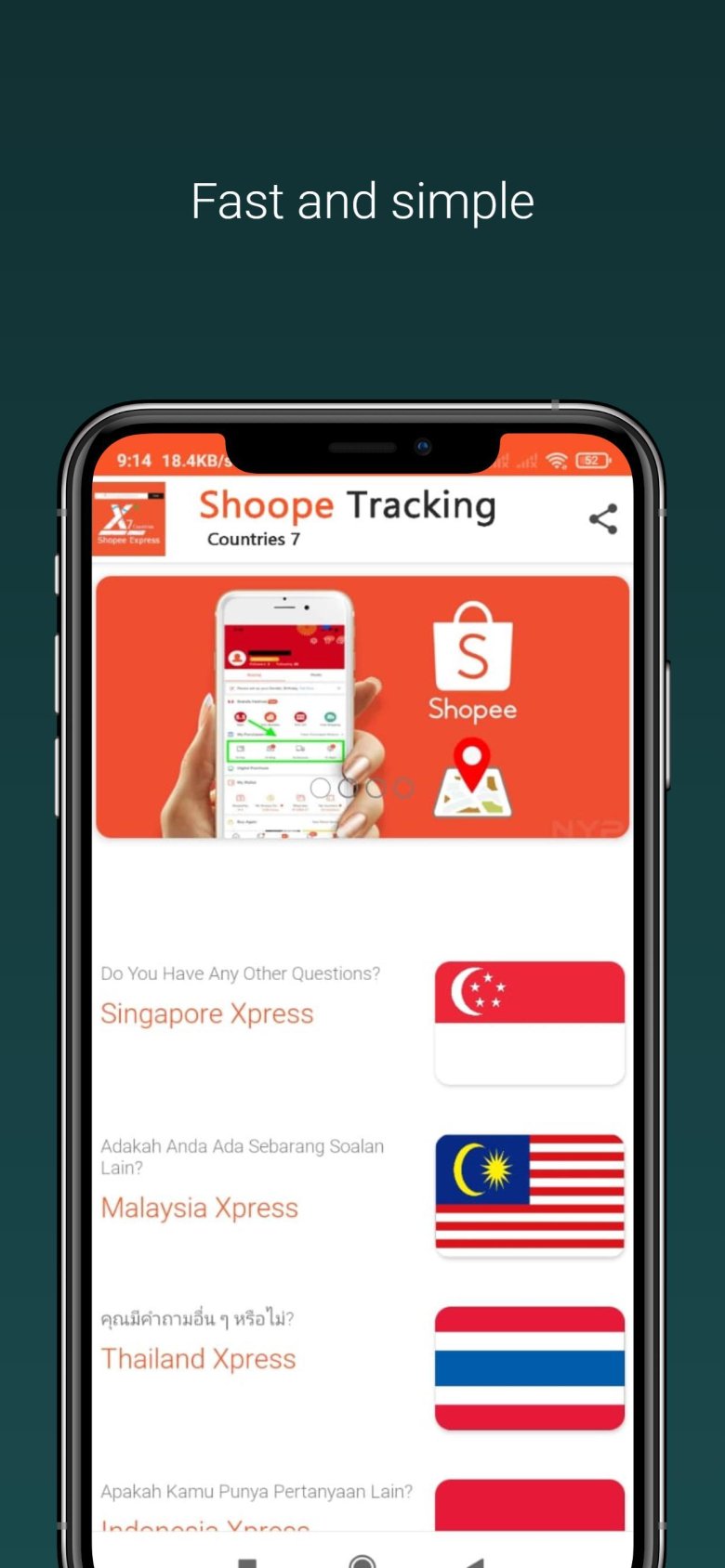 Shopee express tracking