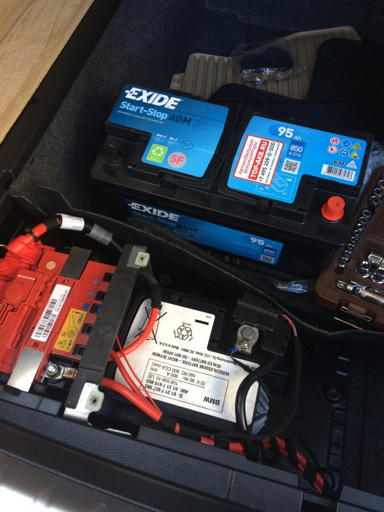 Аккумулятор на бмв подселением