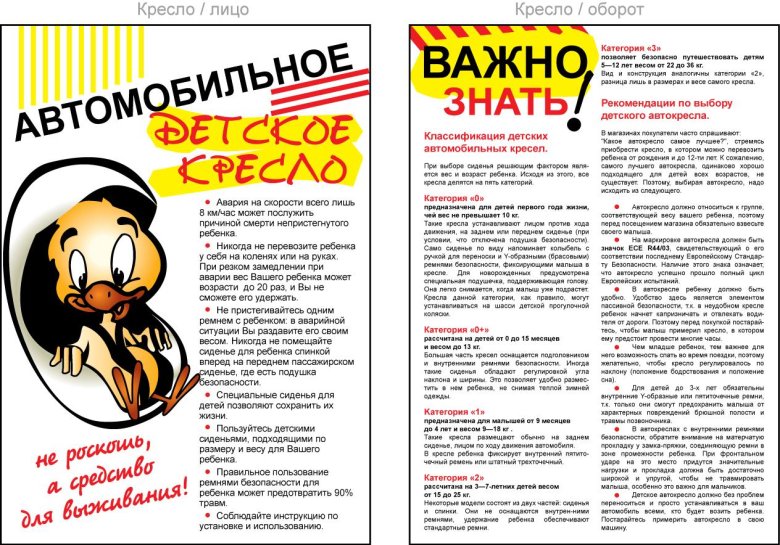 Памятка по безопасности дорожного движения