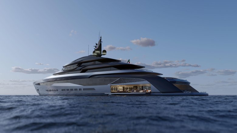 Aurea 70 concept rossinavi pininfarina yacht