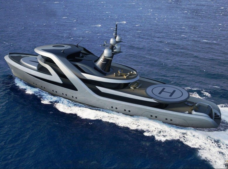 Футуристичные яхты