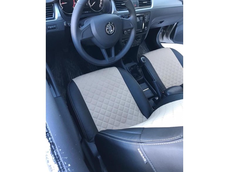 Чехлы на шкода рапид 2017