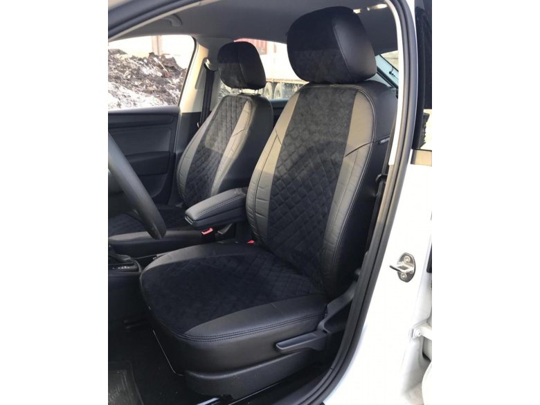 Комплект чехлов автопилот на сиденья skoda rapid