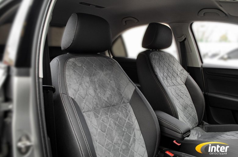 Кожаные чехлы на шкода рапид 2021