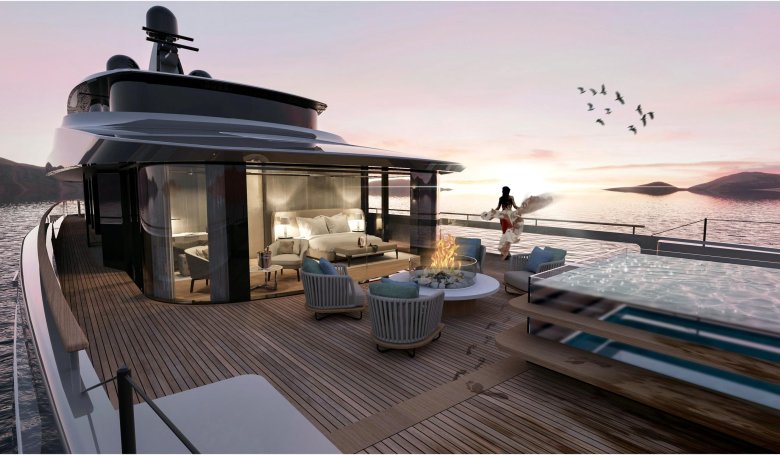 Яхта большая