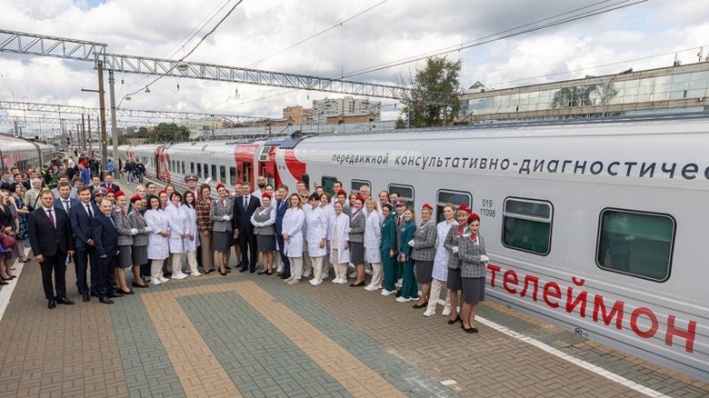 Медицинский поезд ржд
