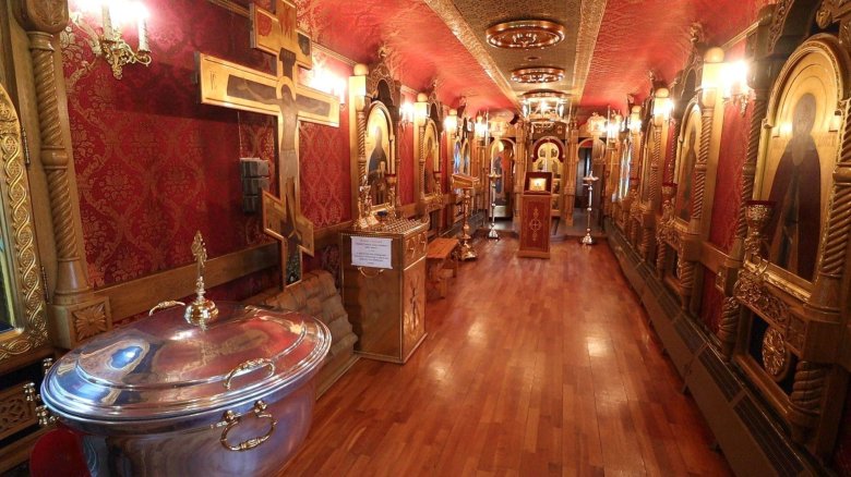 Храм-вагон в нижнем новгороде