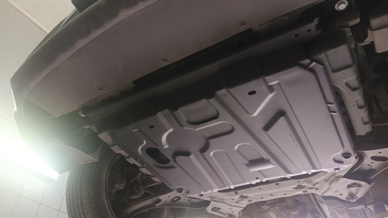 Защита картера солярис 1