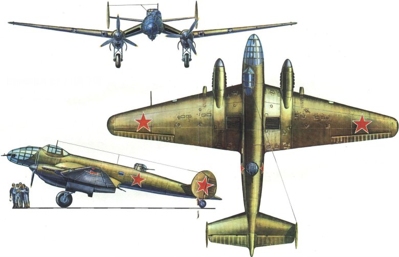 Советский бомбардировщик второй мировой