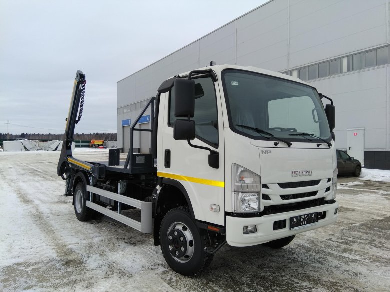 Isuzu nqr90 мусоровоз