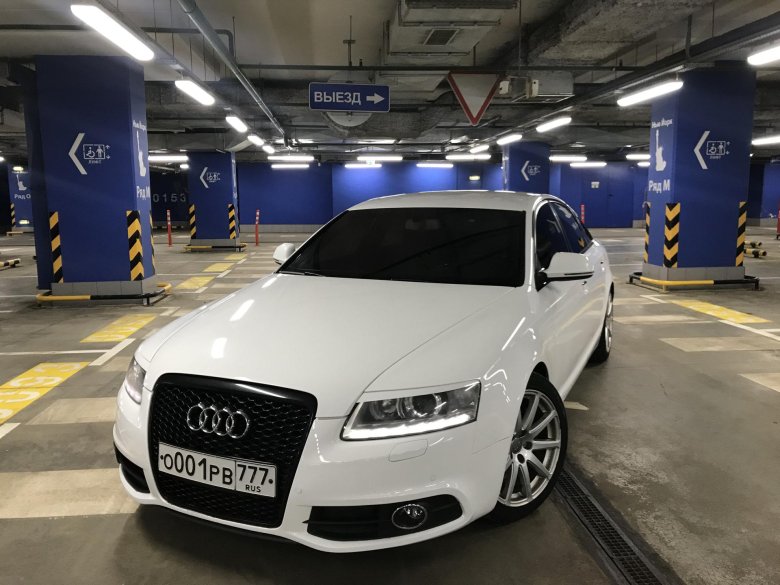 Ауди а6 белая