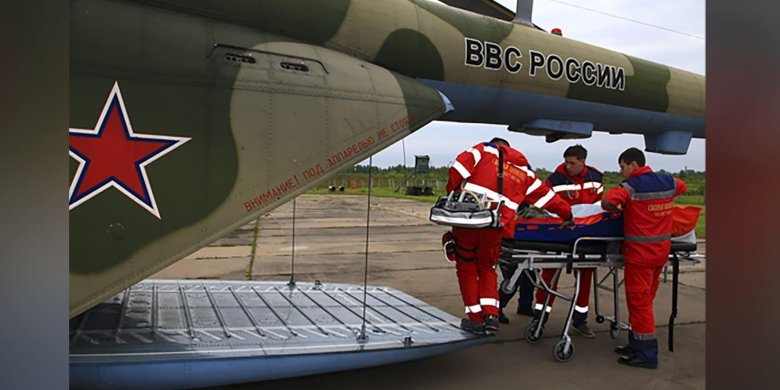 Медицинский вертолет россия