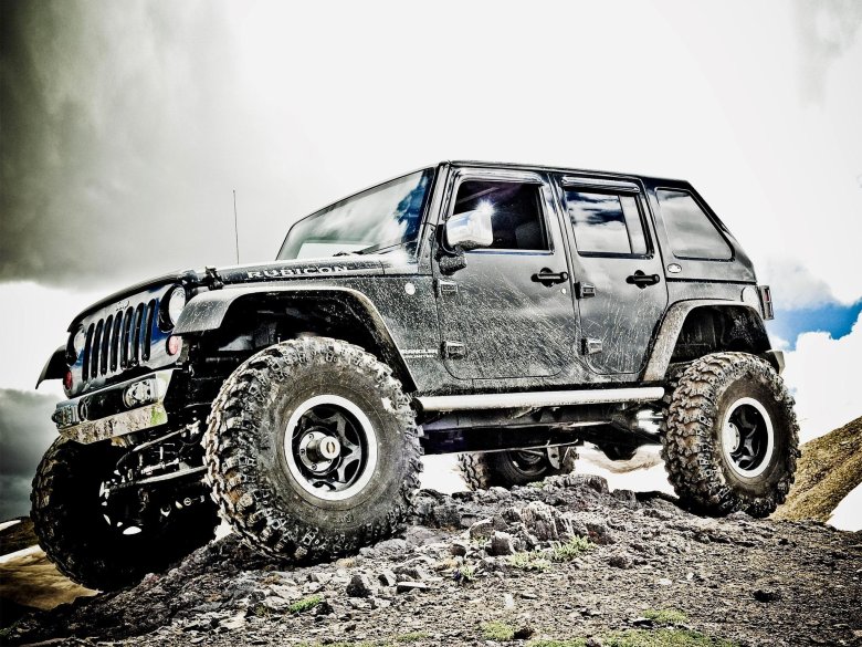 Jeep rubicon off road