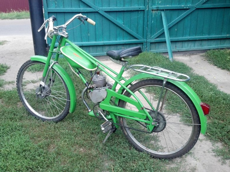 Мотовелосипед зиф 77