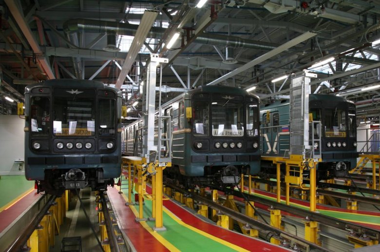 Депо братеево московского метрополитена