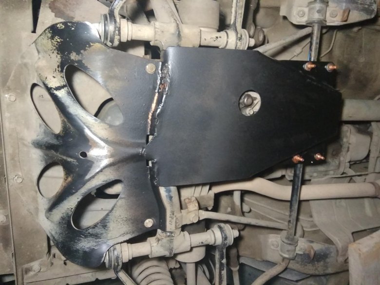 Защита редуктора переднего моста шевроле нива