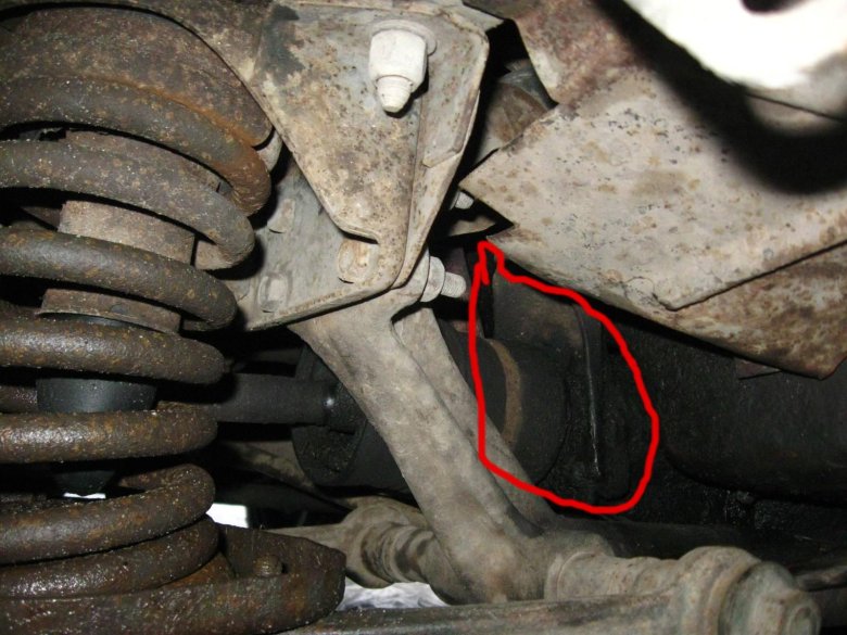 Крепление переднего моста нива шевроле