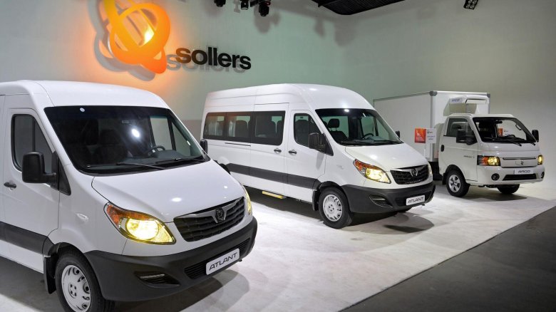 Sollers atlant цельнометаллический фургон