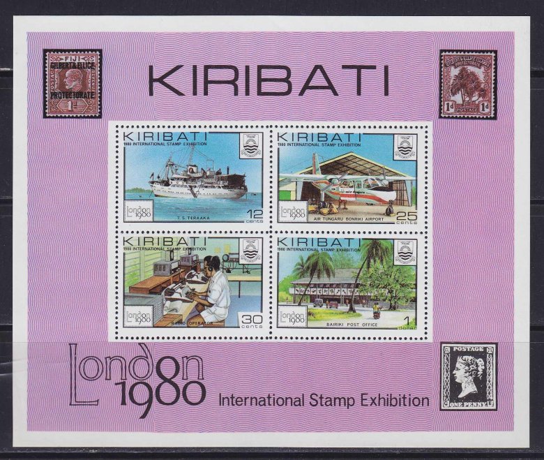 История почты и почтовых марок кирибати