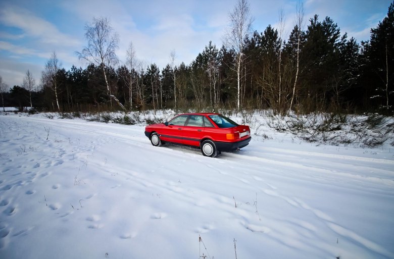 Audi 80 winter